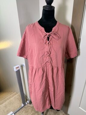 old navy loose midi shirt dress Cutout Midi Shirt Dress